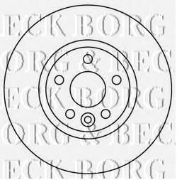 BORG & BECK bbd4567 -  Тормозной диск